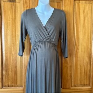 Maternity maxi dress